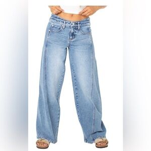 Celebrity Pink Light Blue Flare Jeans